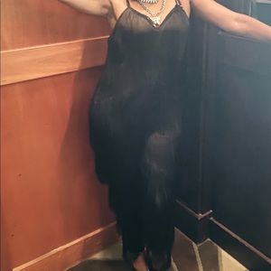 Spaghetti-strap jumper